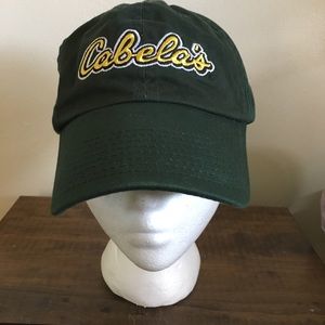 Cabelas Forest Green Baseball cap hat one size